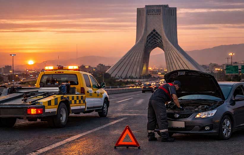 امداد خودرو غرب تهران